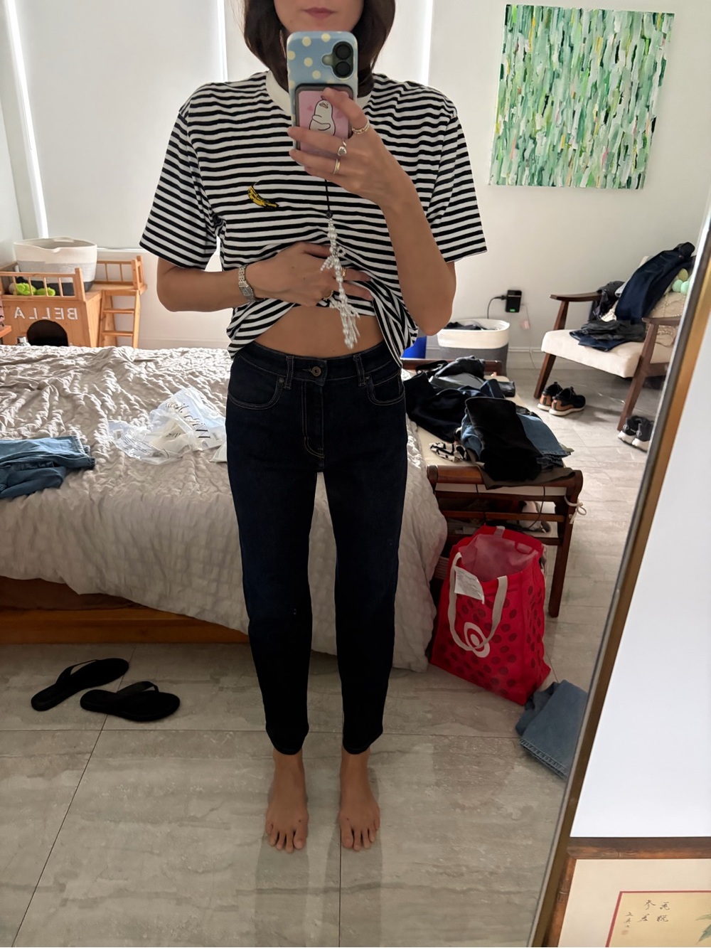 MaxMara Dark Blue High-Rise Skinny Jeans